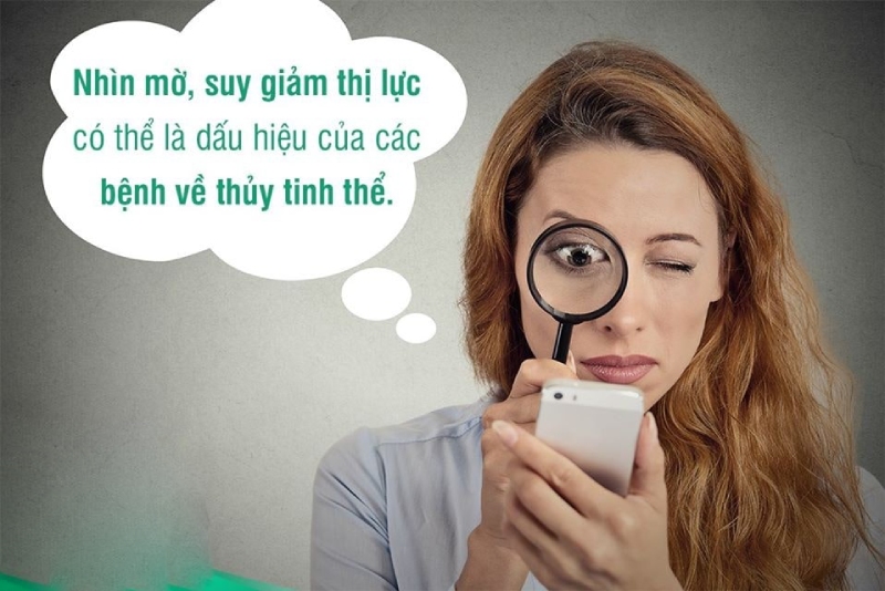 dấu hiệu mắt bị lão hóa