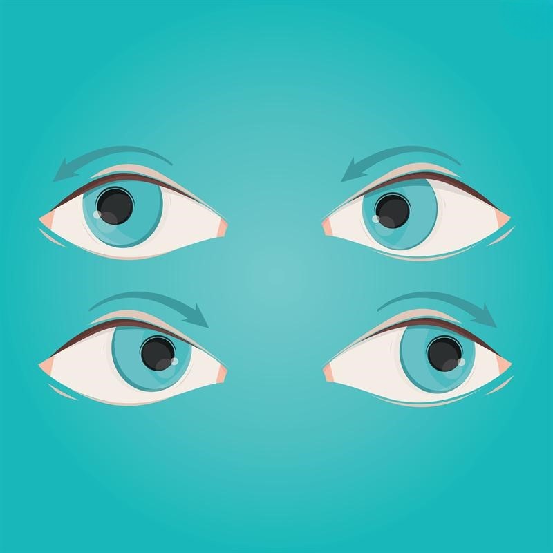 Luyện tập liếc mắt giúp mắt linh hoạt hơn