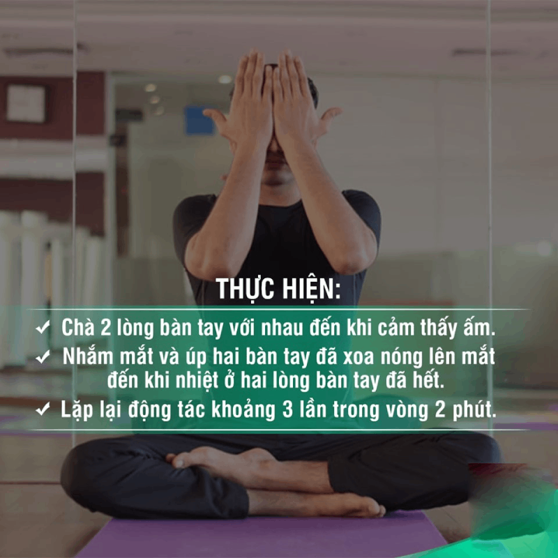 cách mát xa mắt bị cận thị giả