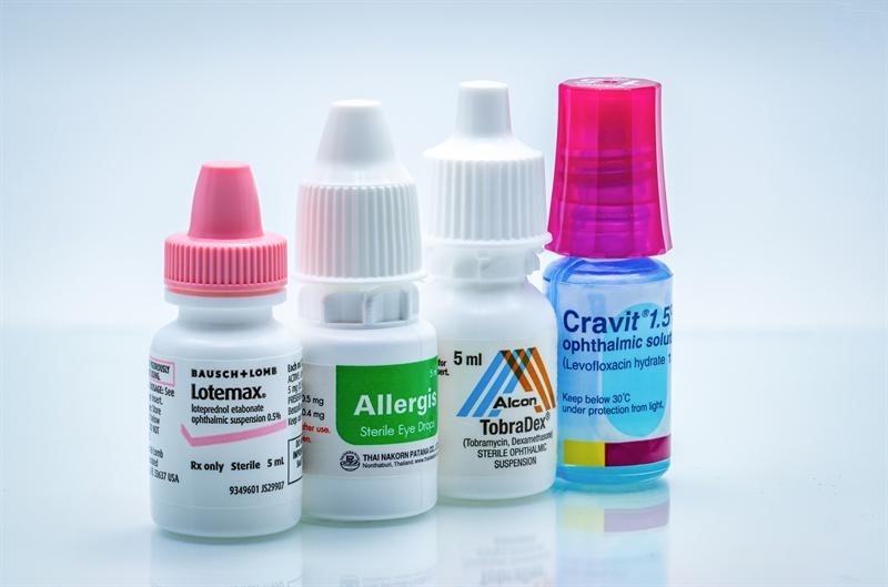 các loại thuốc nhỏ mắt