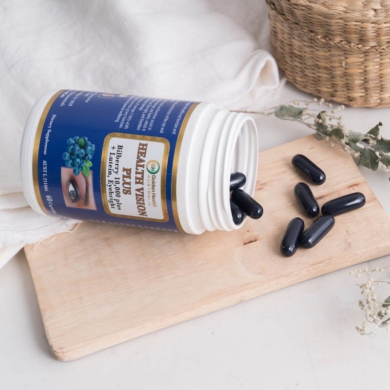 Thực phẩm chức năng sáng mắt Golden Health Vision Plus Bilberry