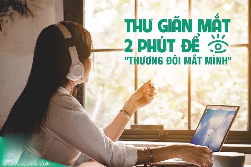 thư giãn mắt hai phut
