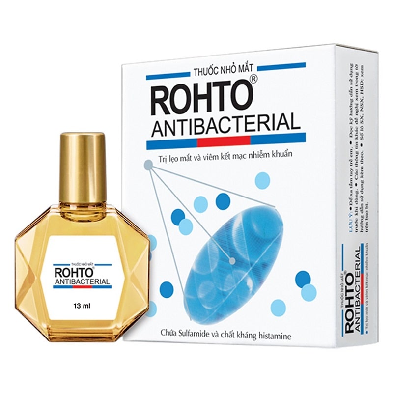 Thuốc nhỏ mắt lẹo Rohto Antibacterial
