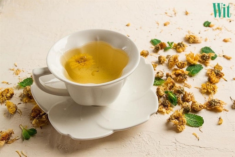 Dùng trà hoa cúc mỗi ngày