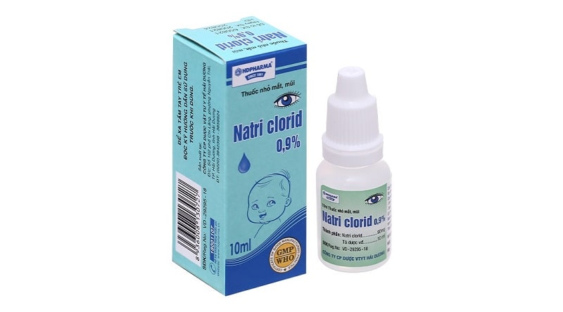Thuốc nhỏ mắt tốt cho người già Natri Clorid