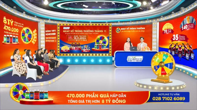GỌI TÊN 40 CHỦ NHÂN MAY MẮN ĐẦU TIÊN TRONG KỲ LIVESTREAM QUAY SỐ THÁNG 11.2024