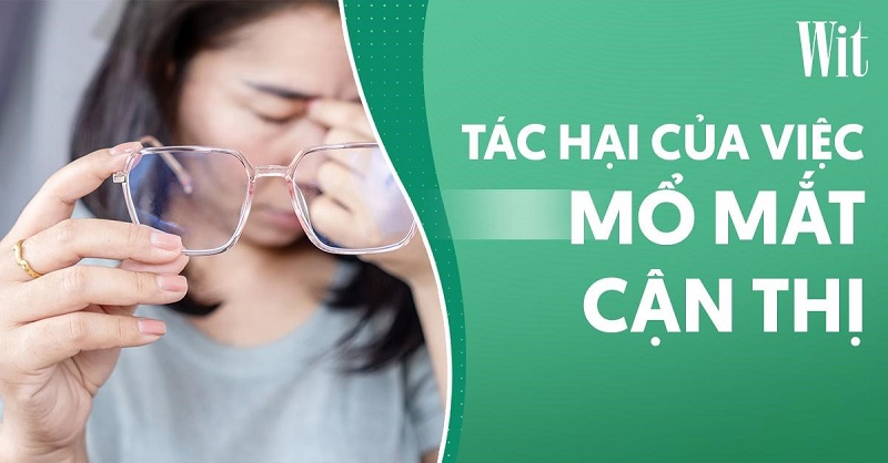 tác hại của việc mổ mắt cận thị