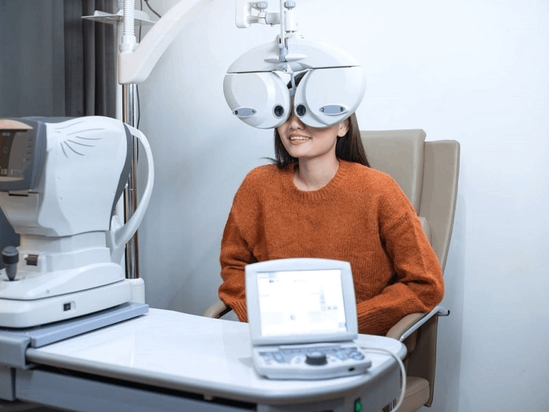 máy kiểm tra mắt cận