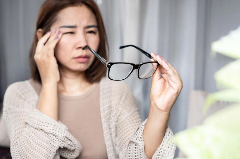 Chóng mặt do kính cận sai thông số