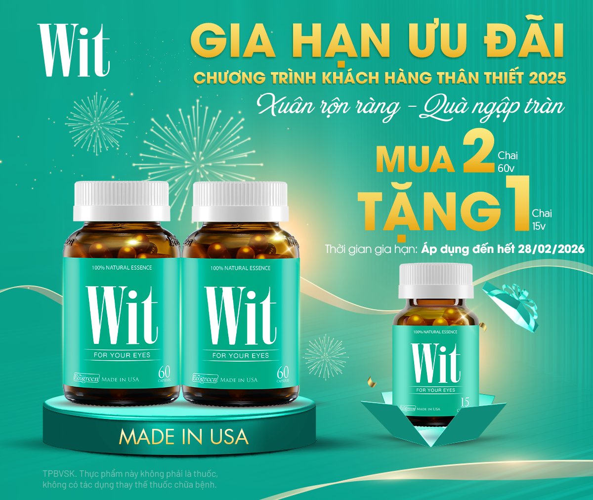 Wit Gia Hạn CTKM 2026